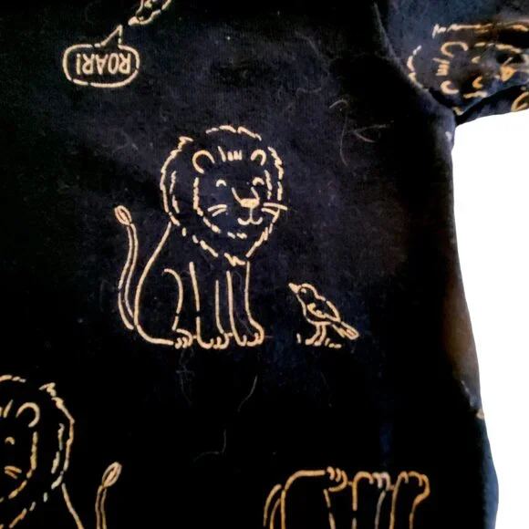 Carter's Boys 1-Pc Short Sleeve Knit Bodysuits 3M Pullover Snap Crotch Set of 4 - Picture 3 of 16